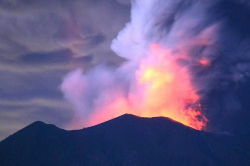 Mount Agung Volcano in Bali