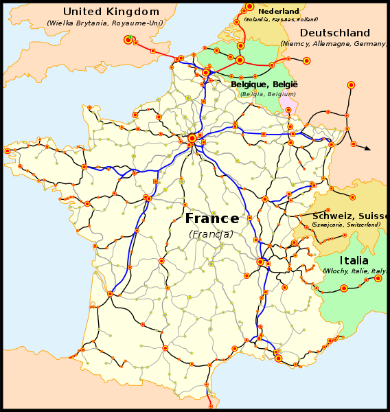 French Rail Network